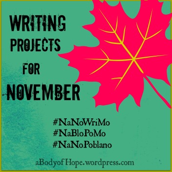 writing projects for November